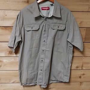 Khaki button down
